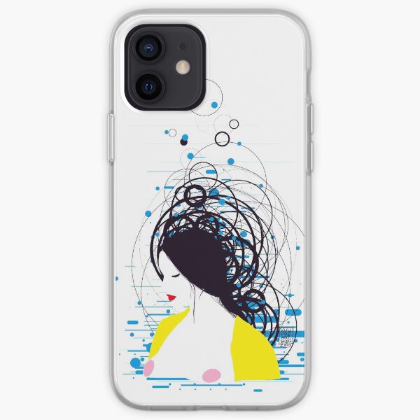 thinking in the water iPhone Soft Case
