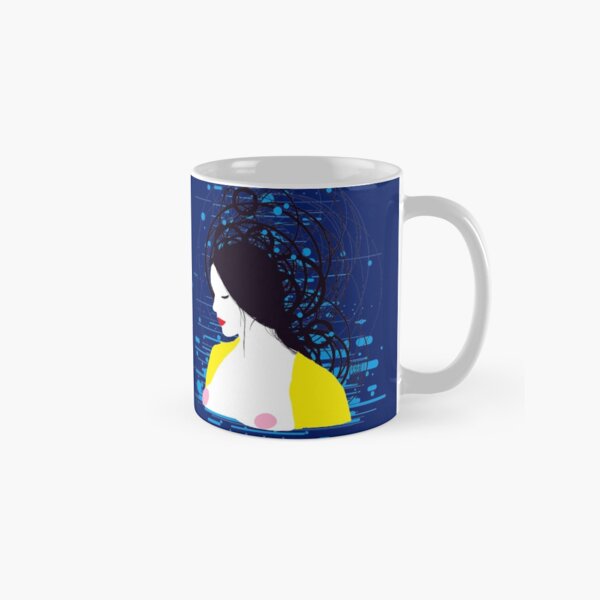 thinking in the water Classic Mug