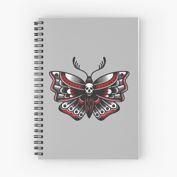 Item preview, Deathhead Moth 02 - Traditional Tattoo designed and sold by rhirhiart.