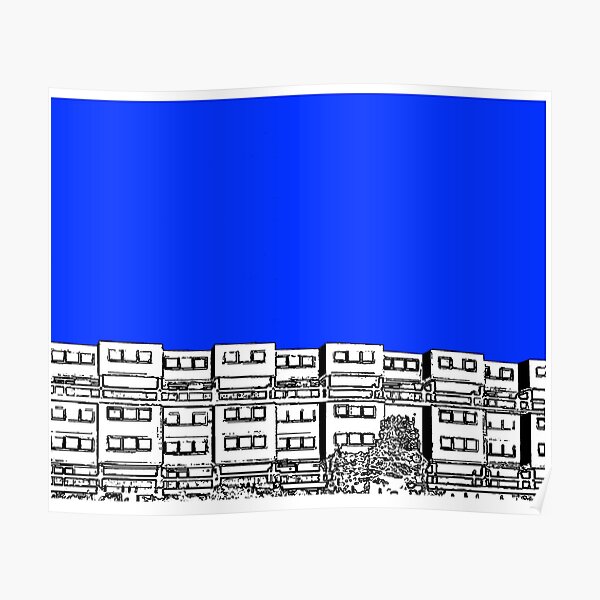 "Ashfield Valley Flats Rochdale" Poster by sidfletcher Redbubble