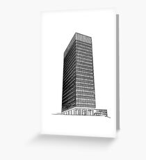 Sheffield University Arts Tower Greeting Card