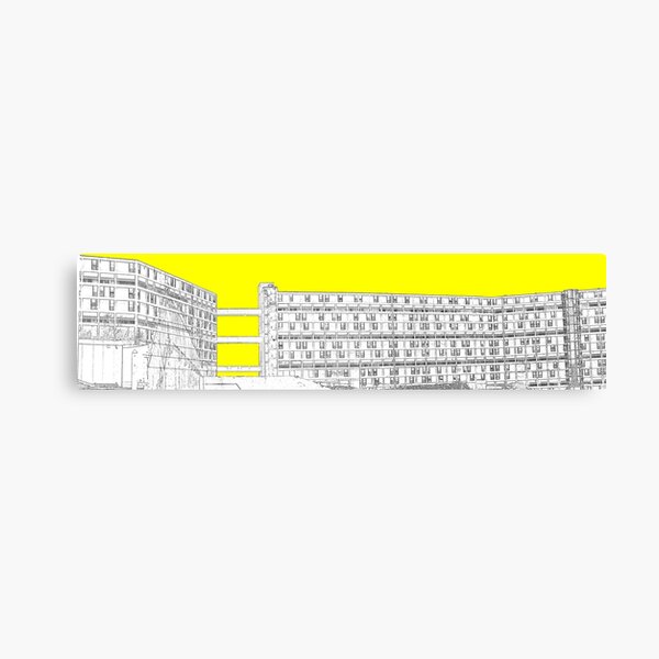 Park Hill - Yellow Canvas Print