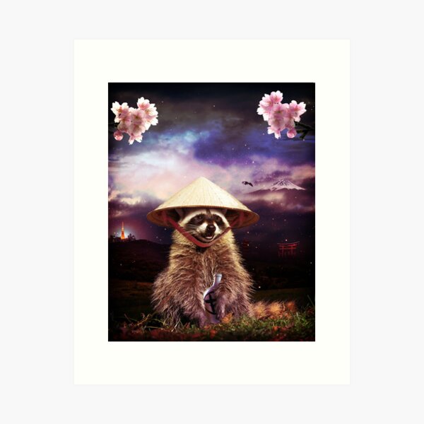 Tanuki (狸) Art Print