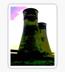 Tinsley Cooling Towers Warhol style part 2 Sticker