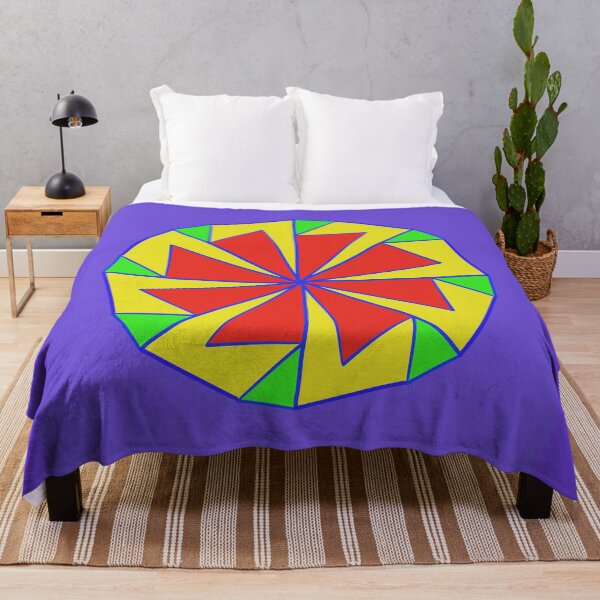 Item preview, Red, yellow and green wheel on a purple background designed and sold by Tony  Ruther.
