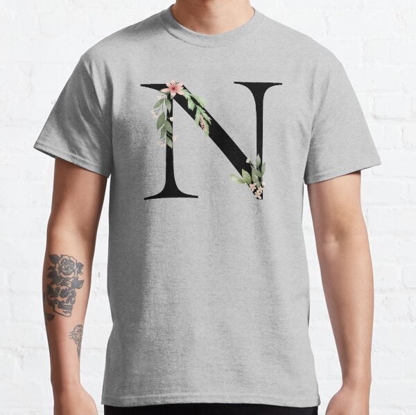 Botanical letter N Classic T-Shirt