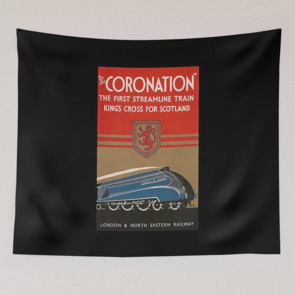 Item preview, London and North Eastern Railway Railway Poster The Coronation  designed and sold by SignsOfTheTimes.