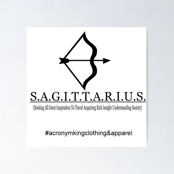 A.C.R.O.N.Y.M. King Zodiac Edition Sagittarius logo