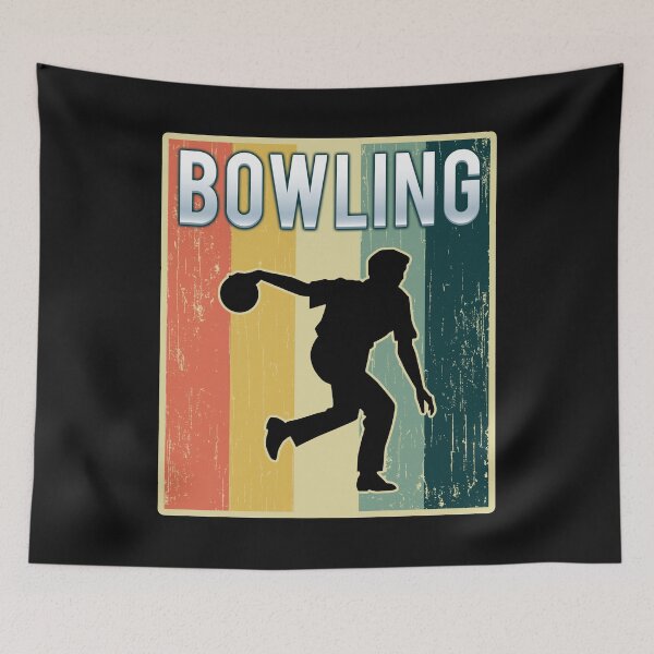 Item preview, Vintage Retro Old School Bowling designed and sold by Bendthetrend.