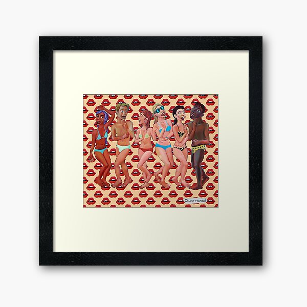 Vista previa del artículo con la obra «Fiesta en la playa 2», diseñado y vendido por Diego Manuel Rodriguez.