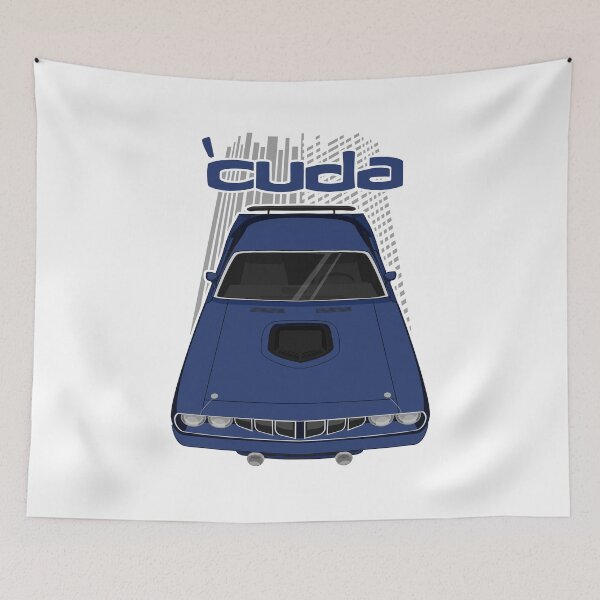 Item preview, Plymouth Barracuda 1971 - Blue designed and sold by V8social.