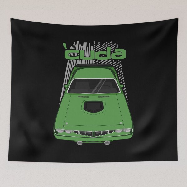 Item preview, Plymouth Barracuda 1971 - Green designed and sold by V8social.