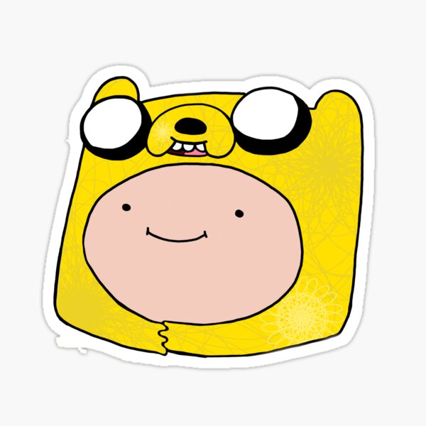 Pegatina Finn y Jake – Hora de Aventuras – adhesivosNatos