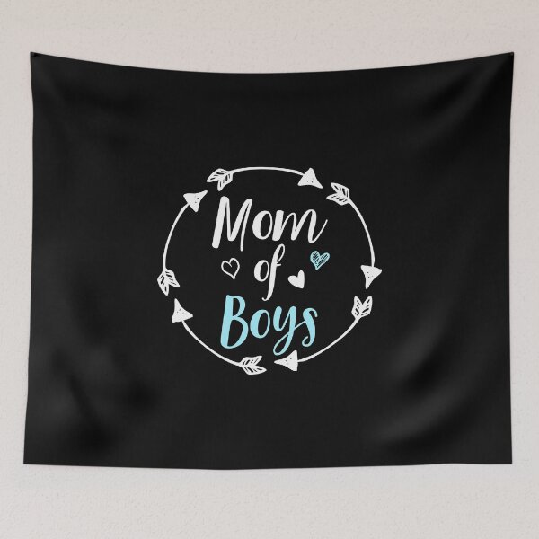 Item preview, Mom Of Boys Graphic Saying Hearts Arrows Love Quote Design Cute Gift designed and sold by CreatedByHeidi.