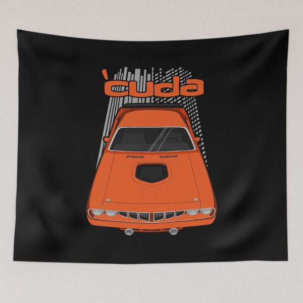 Item preview, Plymouth Barracuda 1971 - Orange designed and sold by V8social.