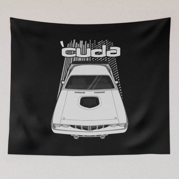 Item preview, Plymouth Barracuda 1971 - White designed and sold by V8social.