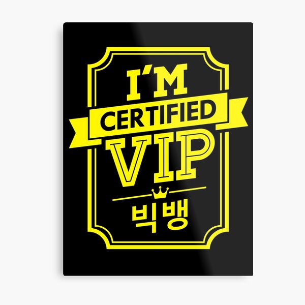 Big Bang Vip Wall Art Redbubble