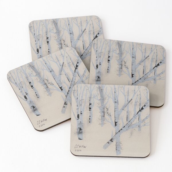 Item preview, Birch Trees in Winter designed and sold by CCWillow.