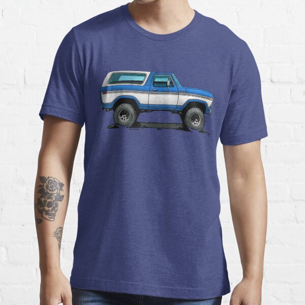 Tee Luv Ford Bronco T-Shirt - Cream Large, Men's