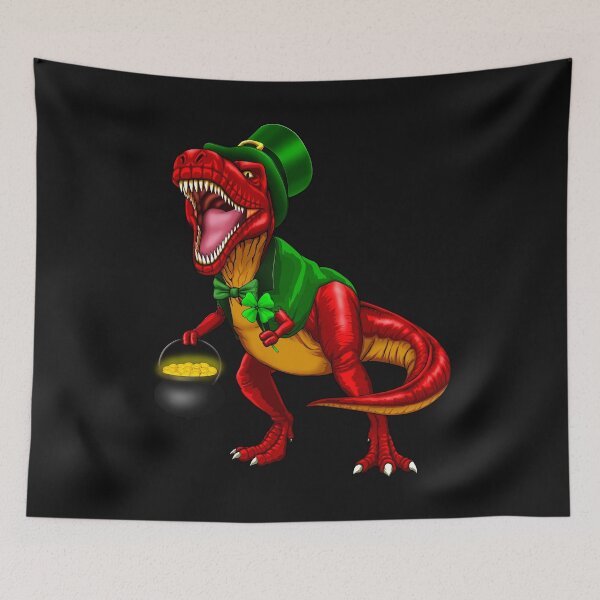 Item preview, Dinosaur T Rex Leprechaun designed and sold by Bendthetrend.