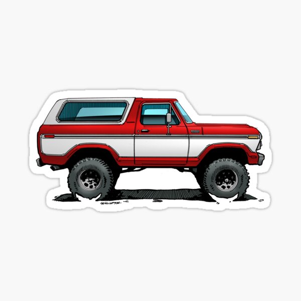 Item preview, Bronco 2 - Red White designed and sold by robert1117.