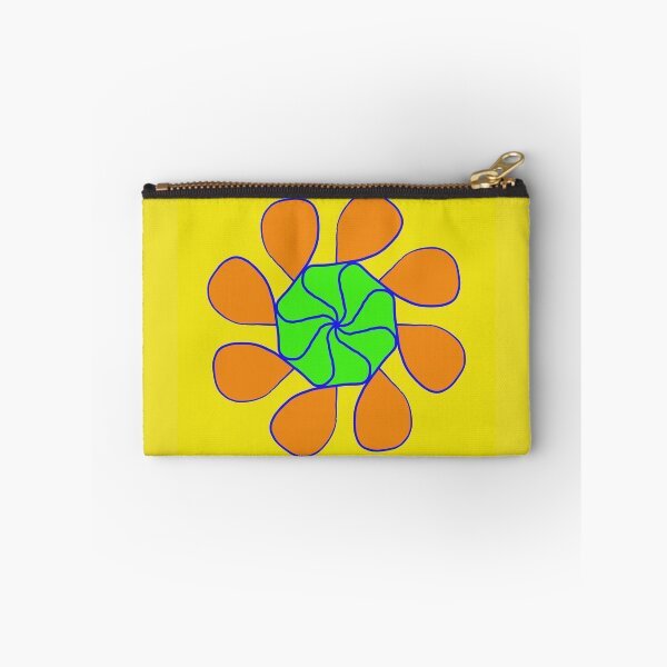 Item preview, Orange and green circular motifs on a yellow background designed and sold by Tony  Ruther.