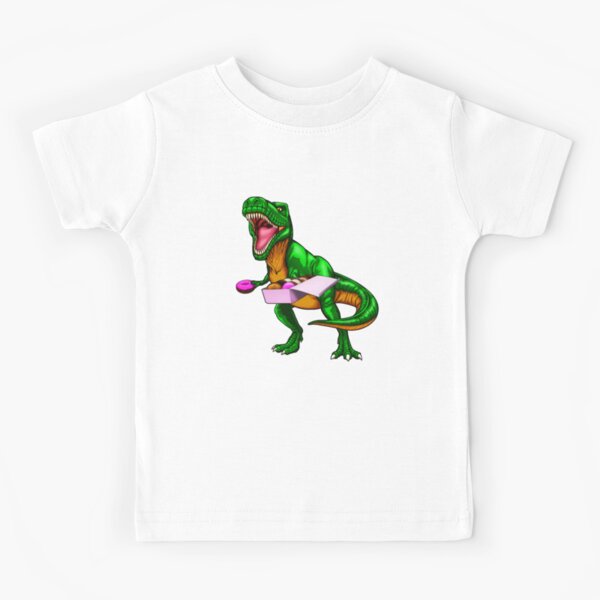 Dinosaur T Rex Donuts Kids T-Shirt