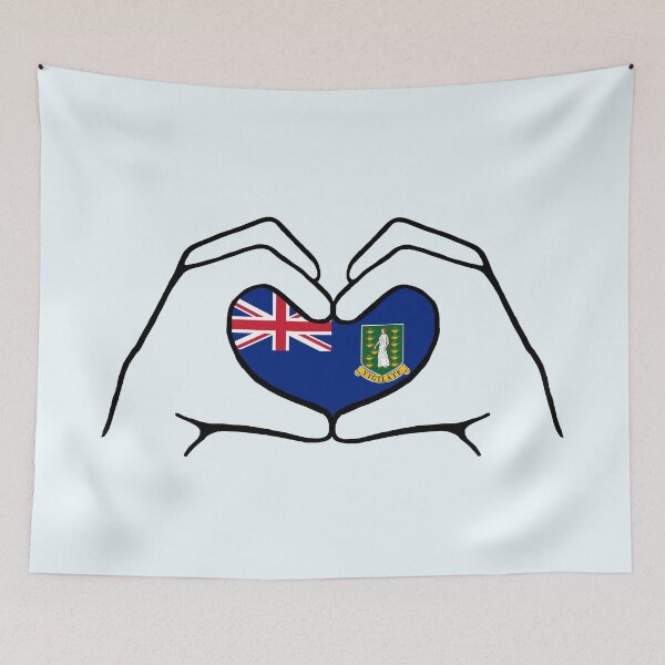 Item preview, Hands Heart - British Virgin Islands designed and sold by greenshoot.