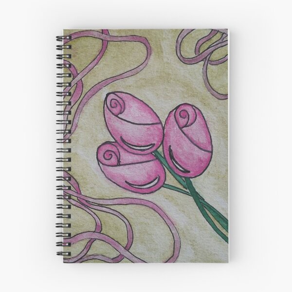 Item preview, Zentangle 309 Tulips & Ribbons designed and sold by CCWillow.