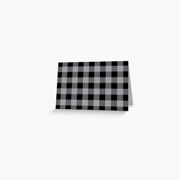 Lumberjack - Grey/Black Greeting Card