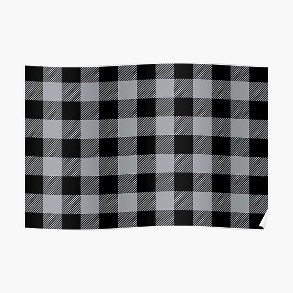 Lumberjack - Grey/Black Poster