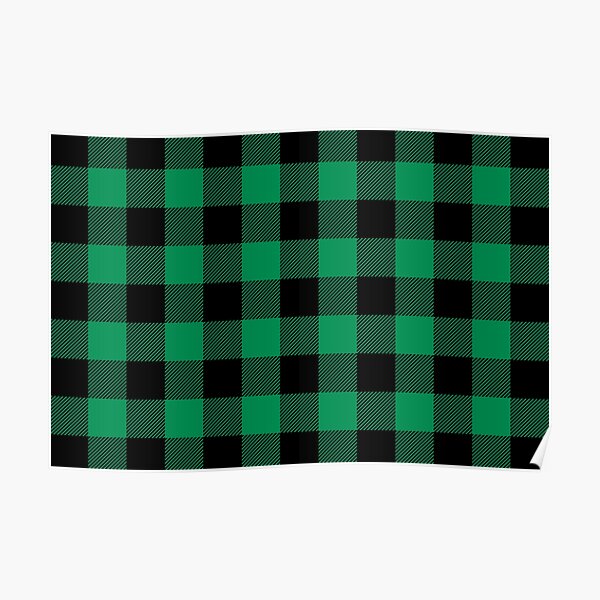 Lumberjack - Kelly/Black Poster