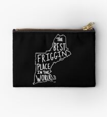New England Love Zipper Pouch