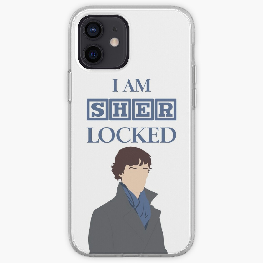 I Am Sherlocked Iphone Case Cover By Outlineart Redbubble