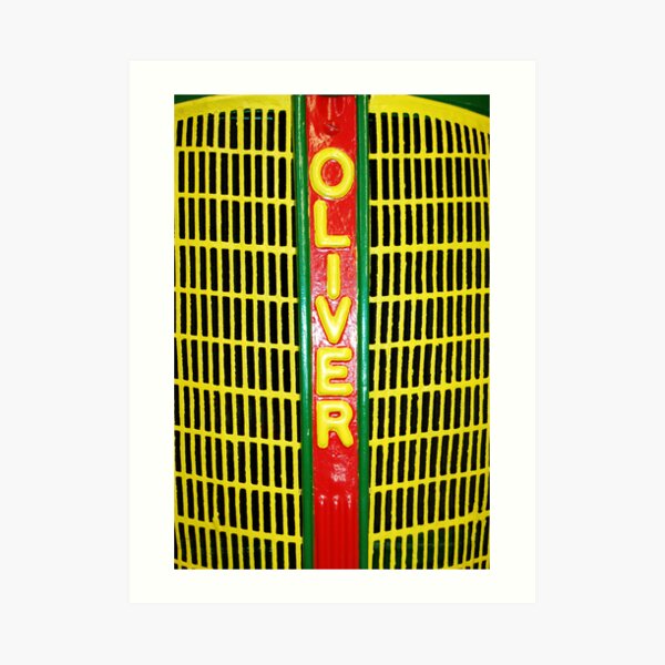 Tractor Grill #1 Art Print