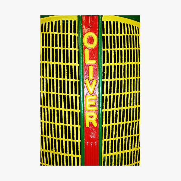 Tractor Grill #1 Photographic Print