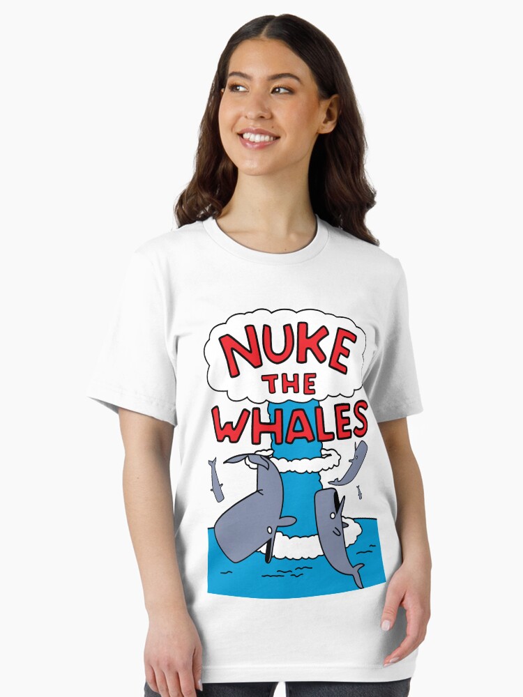 Thumbnail 2 of 7, Essential T-Shirt, Nuke The Whales designed and sold by rockbottomau.