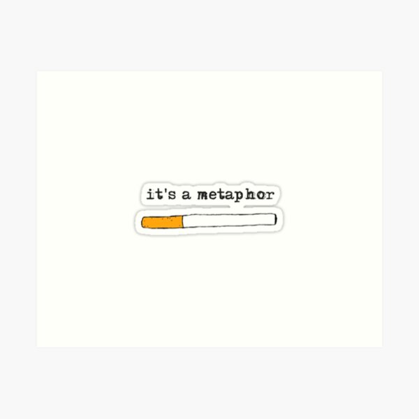 Item preview, "it's a metaphor" the fault in our stars design designed and sold by Penny88805.