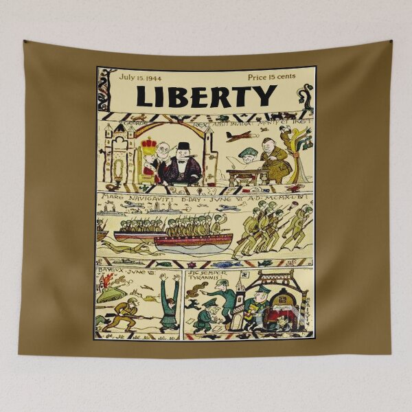 Item preview, LIBERTY : Vintage 1944 Magazine Advertising Print designed and sold by posterbobs.