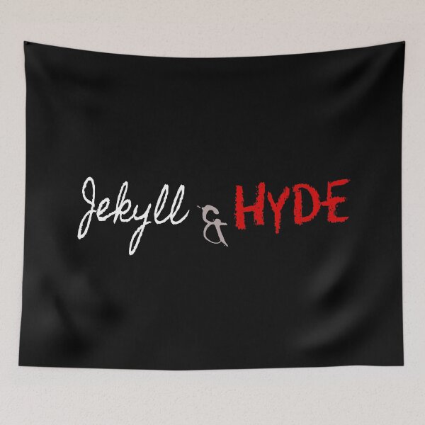 Item preview, Jekyll and Hyde (Text on Black) designed and sold by Vernen Ink.