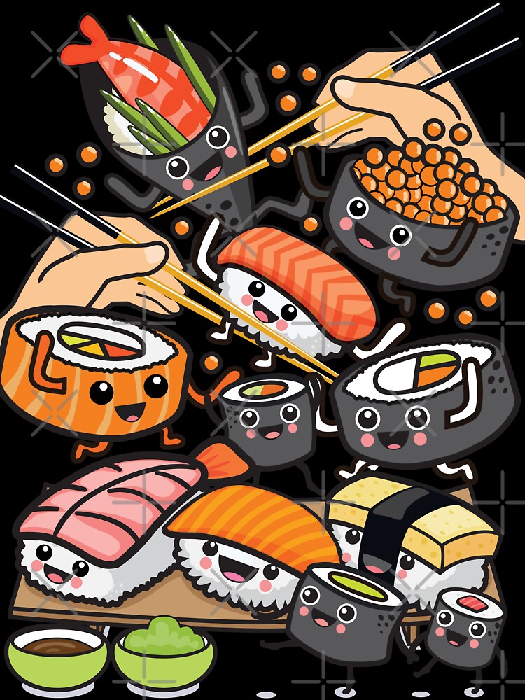 Sushi-Party! Babystrampler