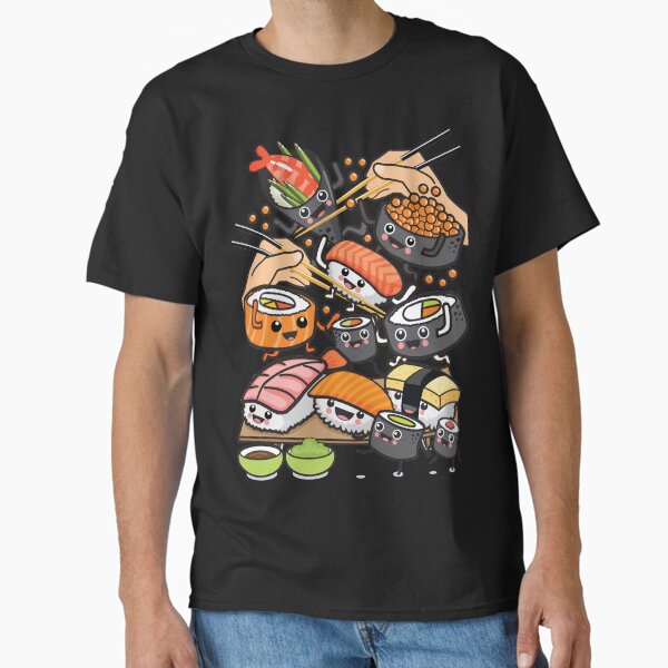 Aperçu de l'œuvre Soirée Sushi ! créée et vendue par plushism.