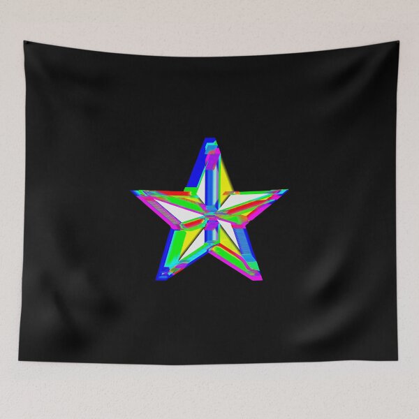 Item preview, Datamoshed Star - Glitch Art designed and sold by Dator.