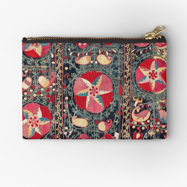 Item preview, Lakai Suzani Shakhrisyabz Uzbekistan Embroidery Print designed and sold by Vicky Brago-Mitchell®.