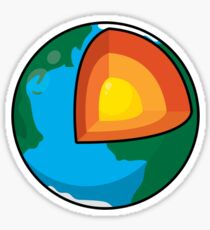 Center of the Earth Sticker