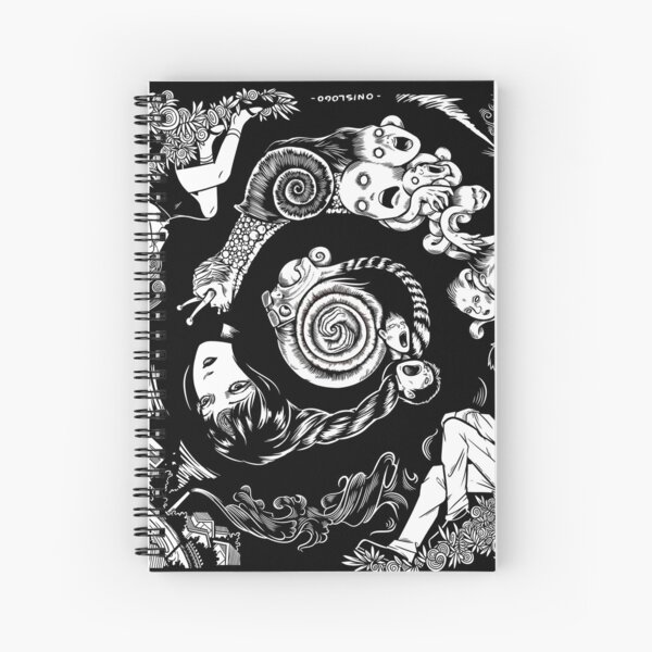 Spiral Into Horror - Uzumaki Spiral Notebook