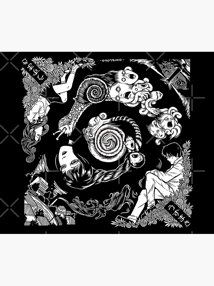 Spiral Into Horror - Uzumaki by Onislogo