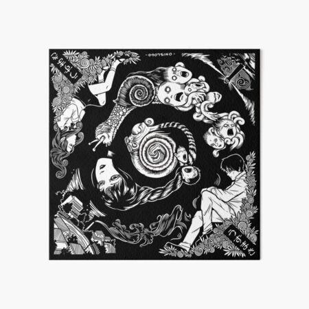 Spiral Into Horror - Uzumaki Art Board Print