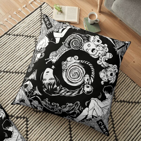 Spirale dans l'horreur - Uzumaki Coussin de sol