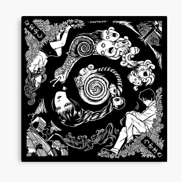 Espiral en el horror - Uzumaki Lienzo